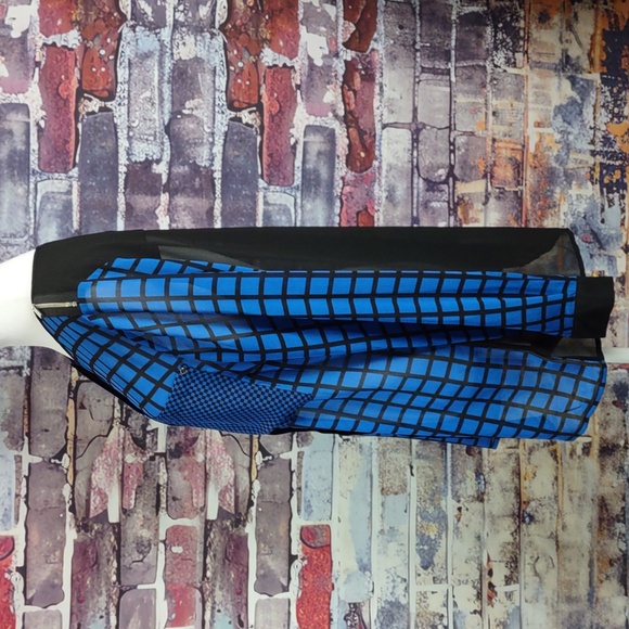 Michael Kors Window Pane Check Semi-sheer Shirt - Picture 5 of 13